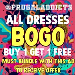 🔥TODAY🔥 FRUGALADDICTS 💕BUY 1 GET 1 FREE DRESSES 🛍️🛒🛍️